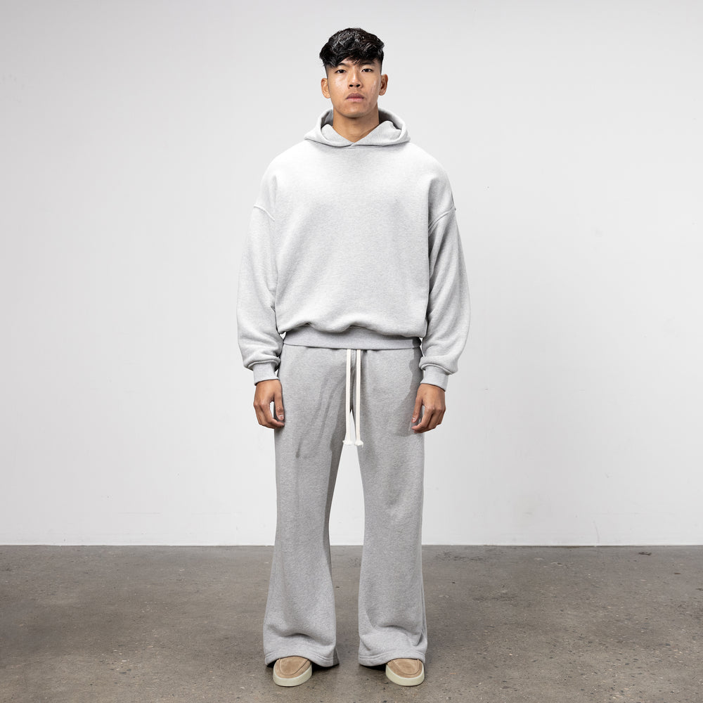 THE HOODED SWEATSHIRT - MELANGE