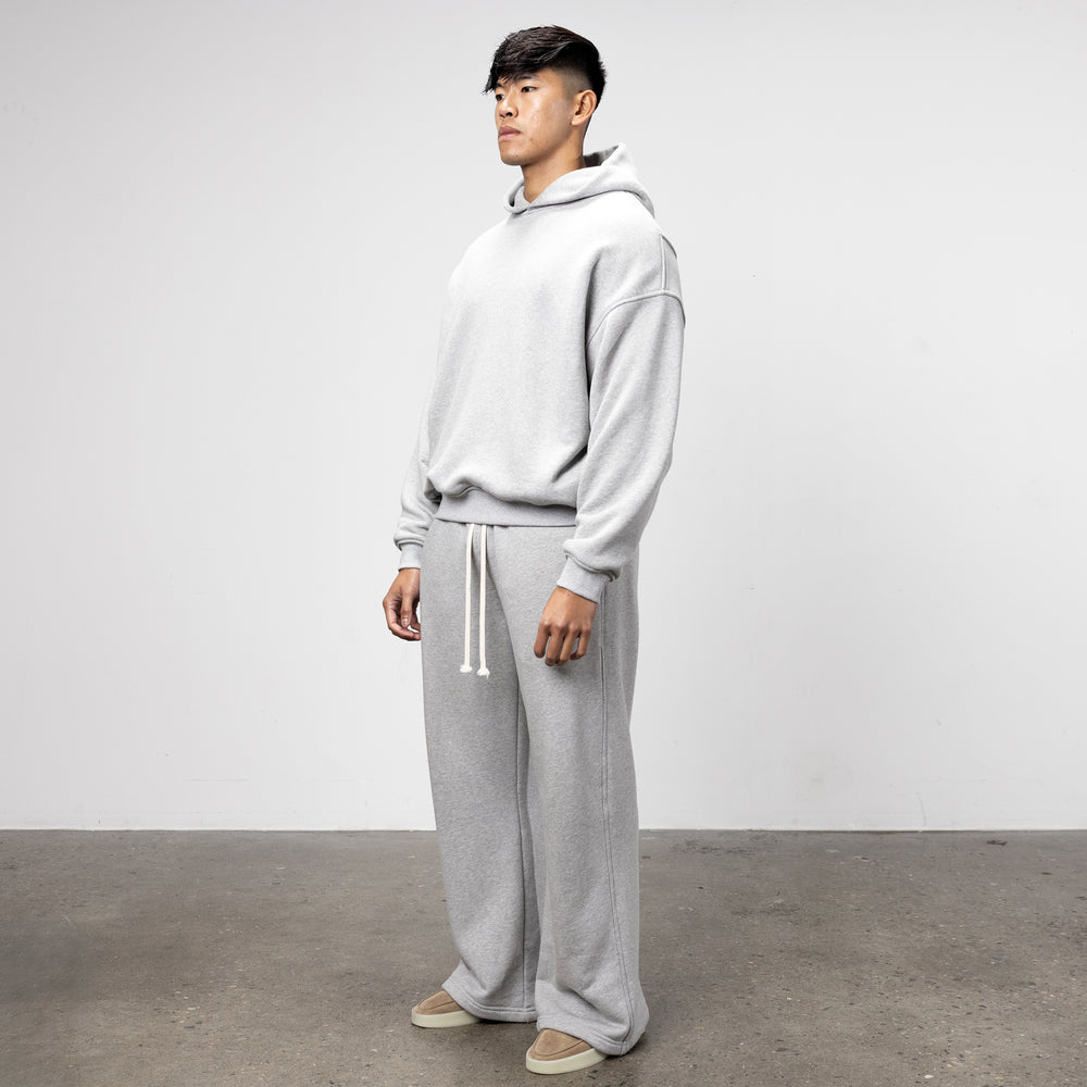 THE HOODED SWEATSHIRT - MELANGE