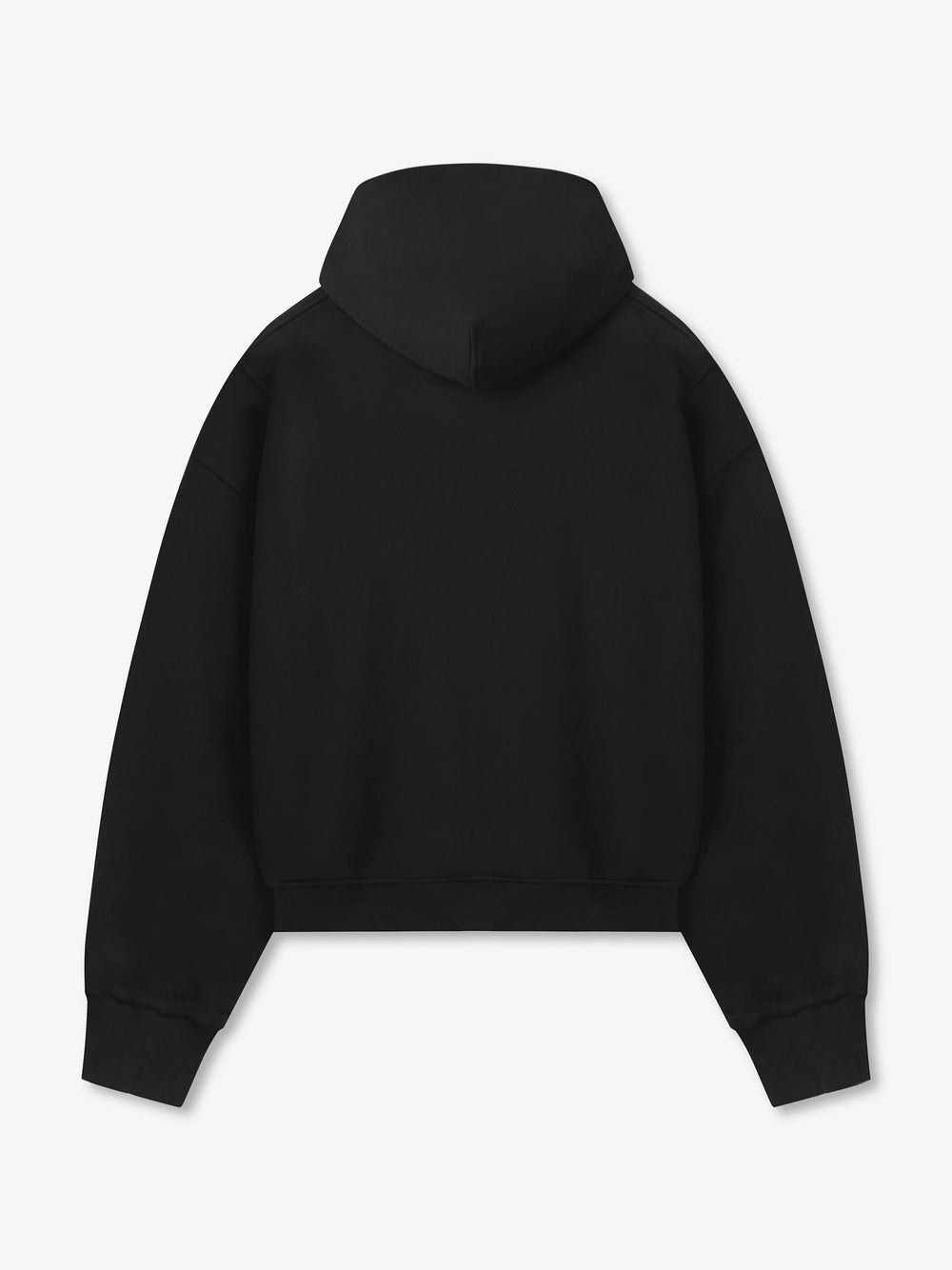 THE HOODED SWEATSHIRT - BLACK