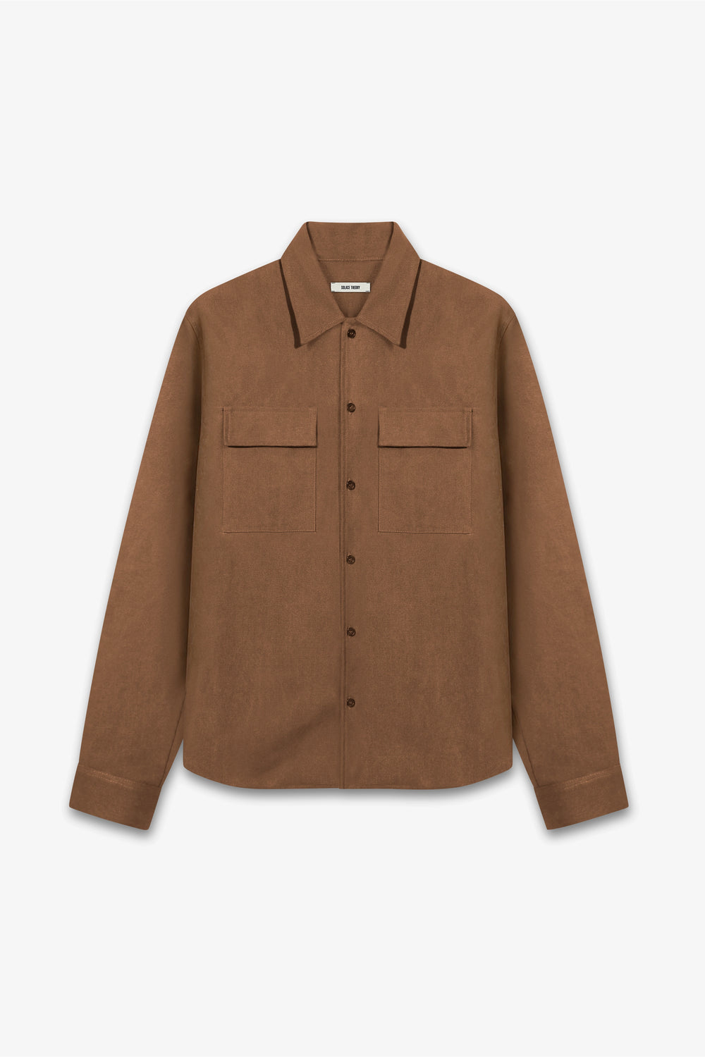 THE JUMBO CANVAS SHIRT - UMBER