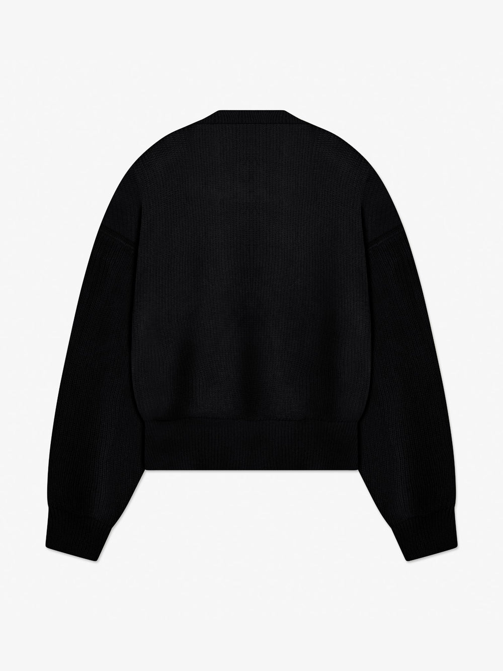 THE MERINO WOOL SWEATSHIRT - BLACK