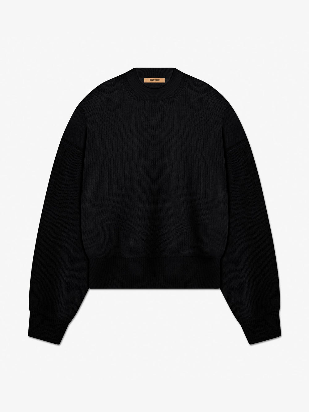 THE MERINO WOOL SWEATSHIRT - BLACK
