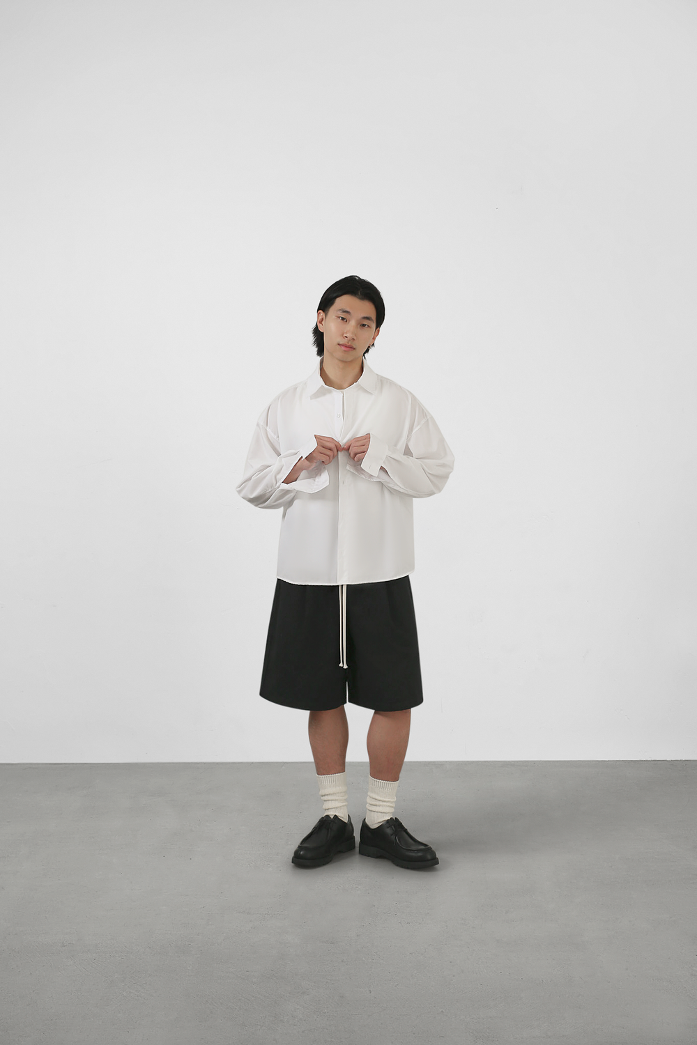 THE LS POPLIN SHIRT - PURITY