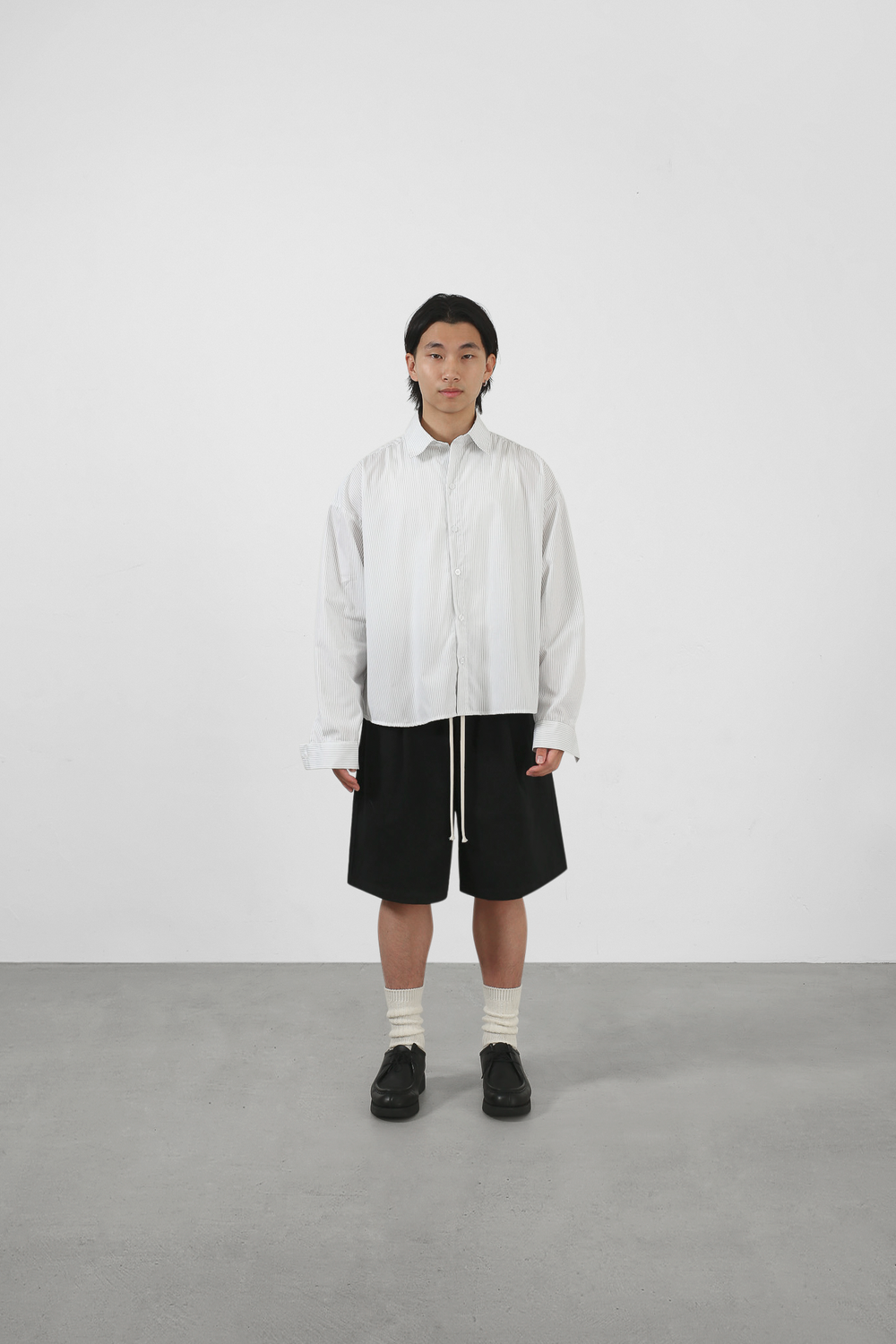 THE LS POPLIN SHIRT - STRIPE