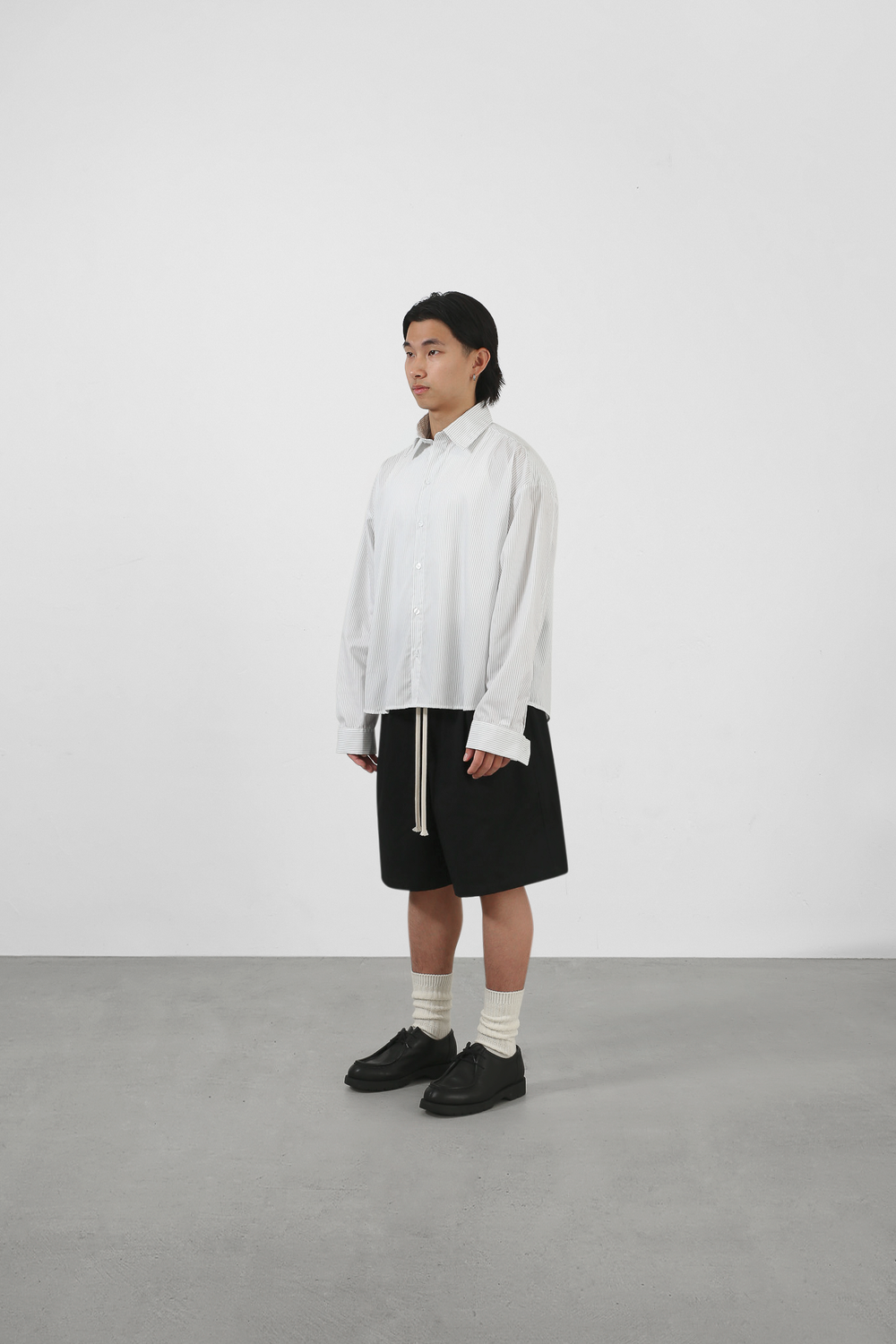 THE LS POPLIN SHIRT - STRIPE