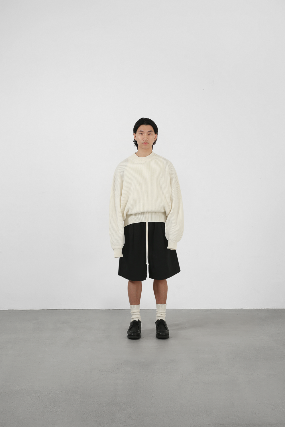 THE MERINO WOOL SWEATSHIRT - IVORY