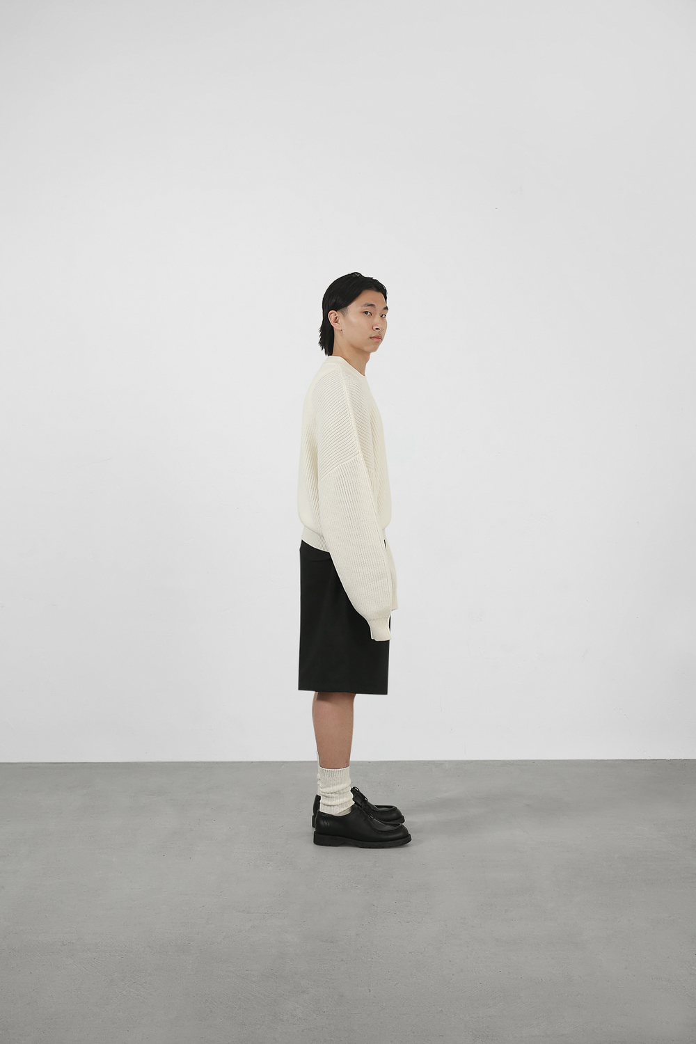 THE MERINO WOOL SWEATSHIRT - IVORY