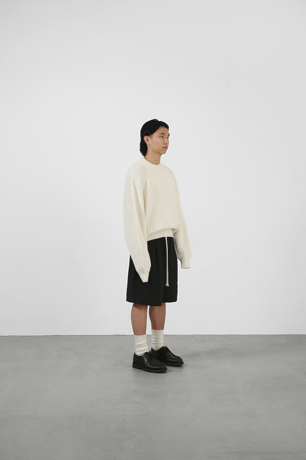 THE MERINO WOOL SWEATSHIRT - IVORY