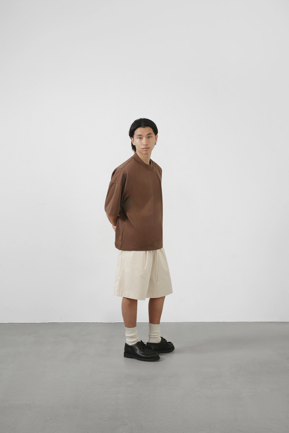 THE SUPIMA COTTON T-SHIRT - TOBACCO